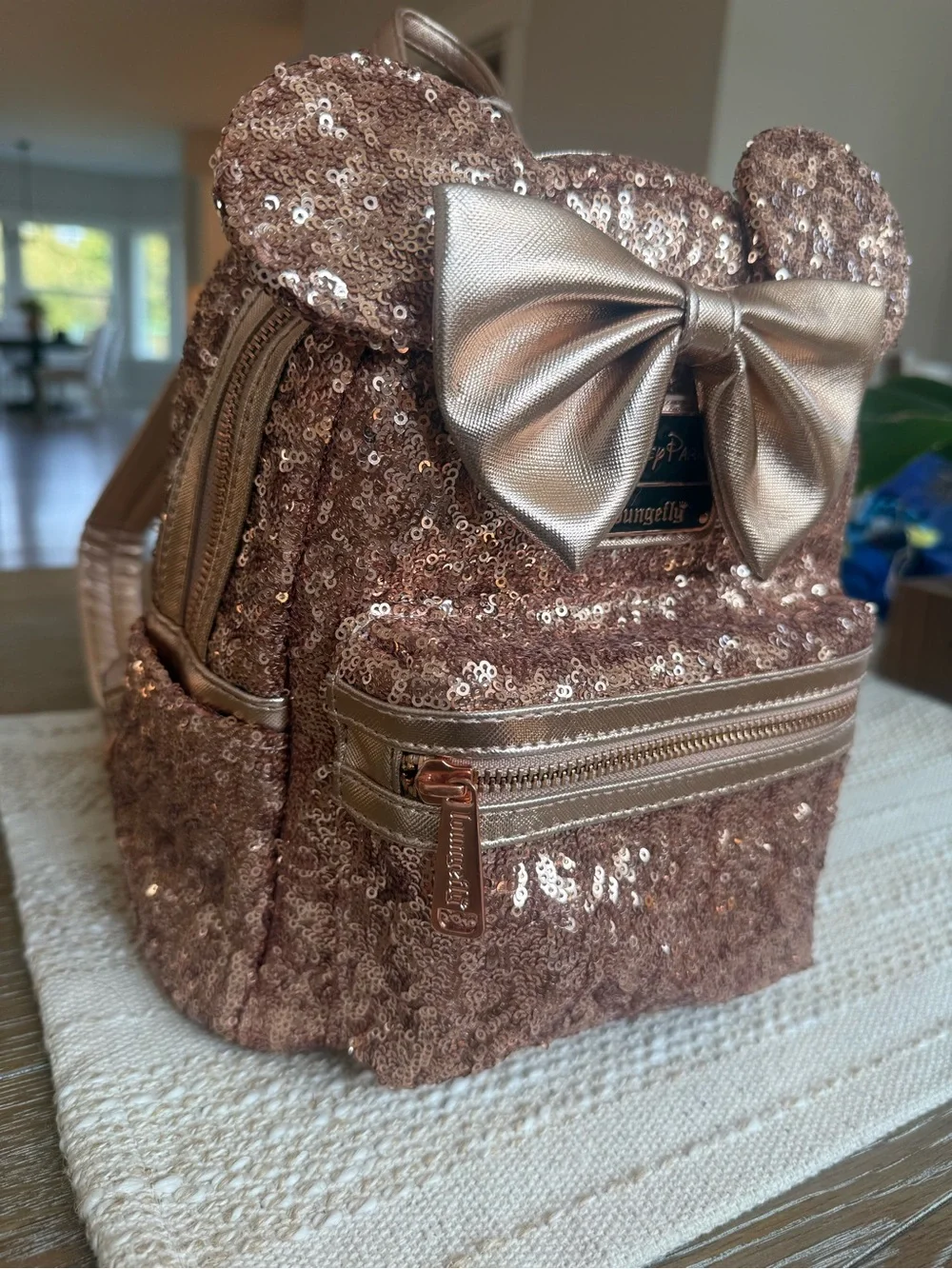 Loungefly shimmering rose